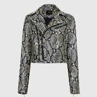 Jaqueta Snake Couro Bo.Bô Feminino