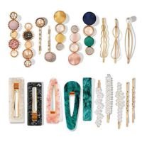 Kit 10 Peças Acessórios Para Cabelo Strass Acrílico Atacado