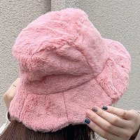 Chapéu De Pescador De Viagem Casual Proteção De Orelha De Pelúcia Fuzzy