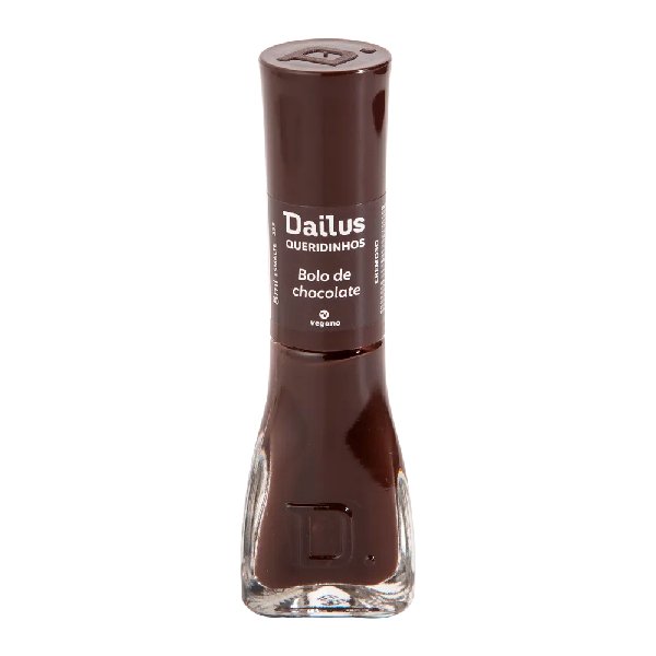Esmalte marrom escuro
