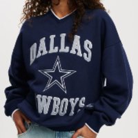 Camiseta - Dallas Cowboys V Neck Sweatshirt