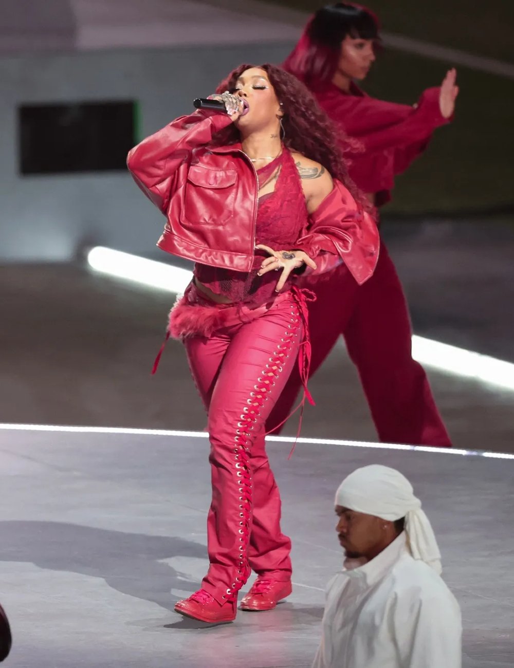 Look da Sza no Super Bowl