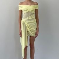 Vestido Tule Sky Amarelo