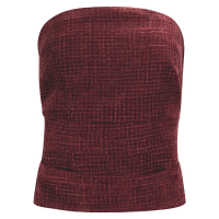 Corset Justo Flor de Lis Vermelho Nai