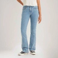 Calça Jeans Levi\'s® 725 High Rise Bootcut Lavagem Clara