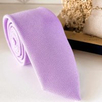 Kit gravata mais pulseira para padrinhos de casamento lilás lavanda gravata