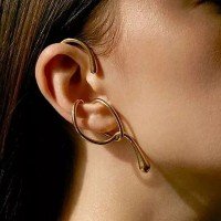 1 UN Brinco Ear Cuff da moda clássica estilo europeu e americano, brinco la