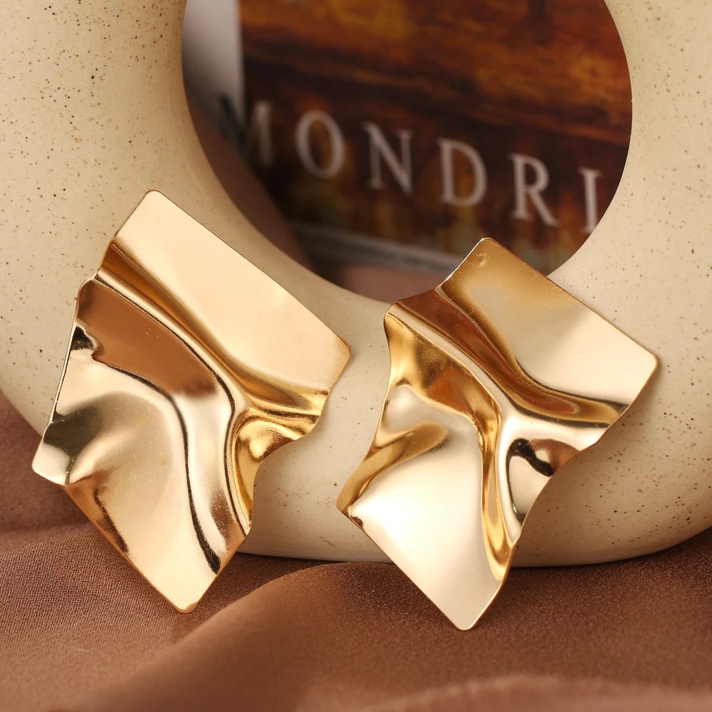 Nova Jóia Exagerada Geométrica Exagerada Européia Americana Única Geométric