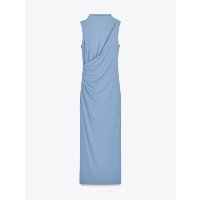 VESTIDO MIDI DRAPEADO