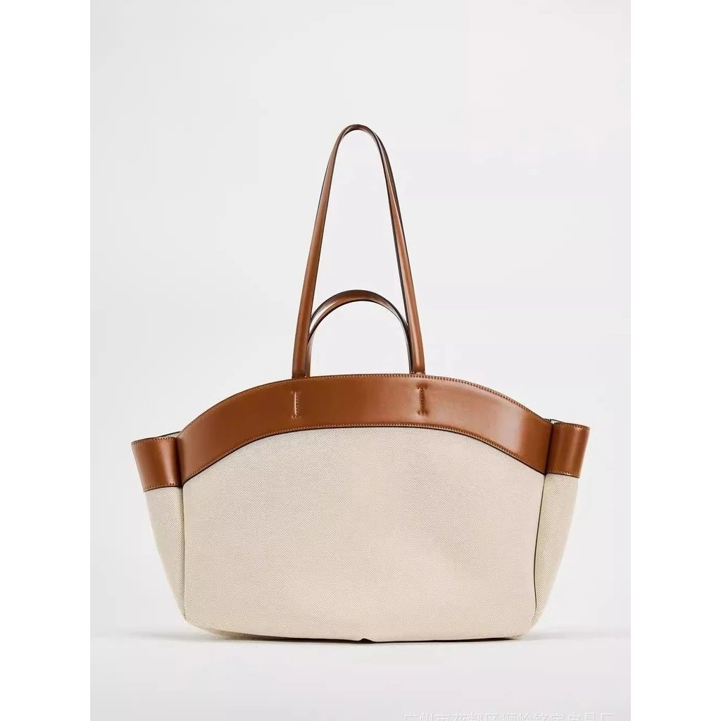 Bolsa de lona de grande capacidade, novo estilo, bolsa casual versátil, bol