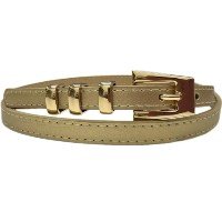 Cinto Feminino Fino Fivela Dourada Casual Decorativo C-33 - shr