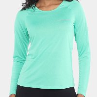 Camiseta Manga Longa Olympikus Runner 2.0 Feminina - Verde