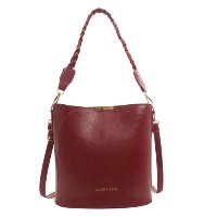 Lovito Bolsa de axila simples e elegante, bolsa de ombro