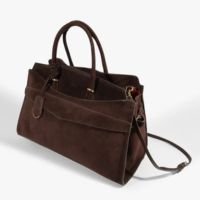 Bolsa Shopping Rush Camurça Marrom