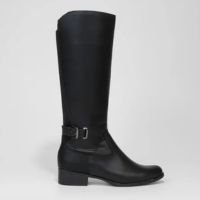 Bota Montaria Cano Longo Via Uno Feminina - Preto