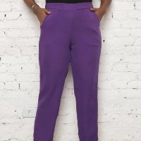 Calça Feminina Alfaiataria Clássica Elegante Com Elástico Modelo Premium