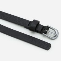 Kit 03 Cintos em PU com Fivela e Detalhes de Hotfix e Argolas Preto