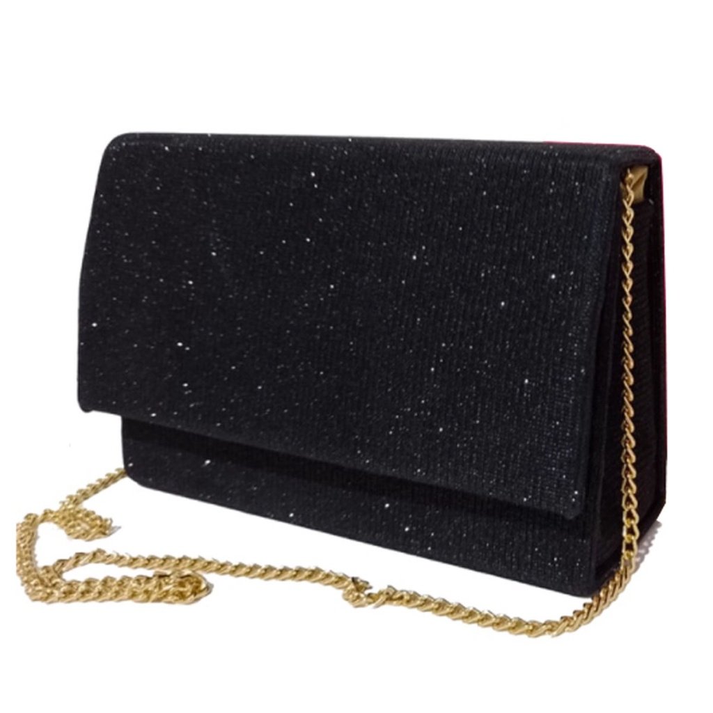 Bolsa Bolsinha De Mão Feminina Com Corrente Transversal Couro