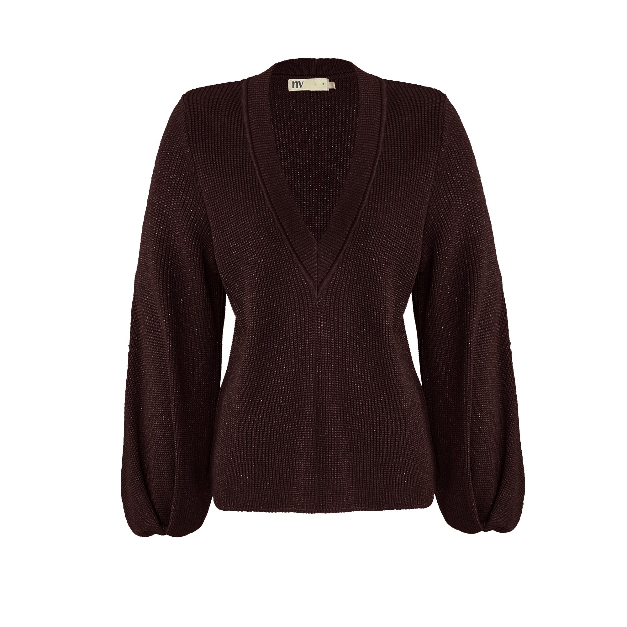 Blusa Tricot Daniela - Marrom Cacau