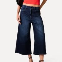 calca pantacourt jeans