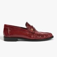 Mocassim Couro Vermelho