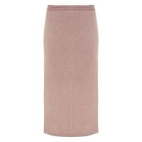 Saia Le Lis Bila Tricot Midi Feminino