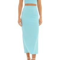 Saia Easy Lança Perfume Super Midi Pr25 Azul Feminino