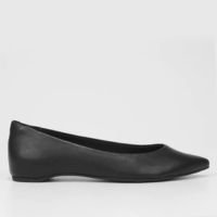 Sapatilha em Verniz Anacapri Bico Fino Feminina - Preto+Chumbo