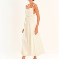 Vestido balonê ade off-white