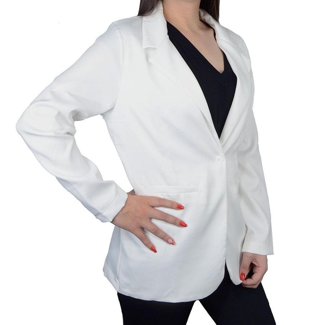 Blazer Feminino Milani Branco Off - 64422 - Branco