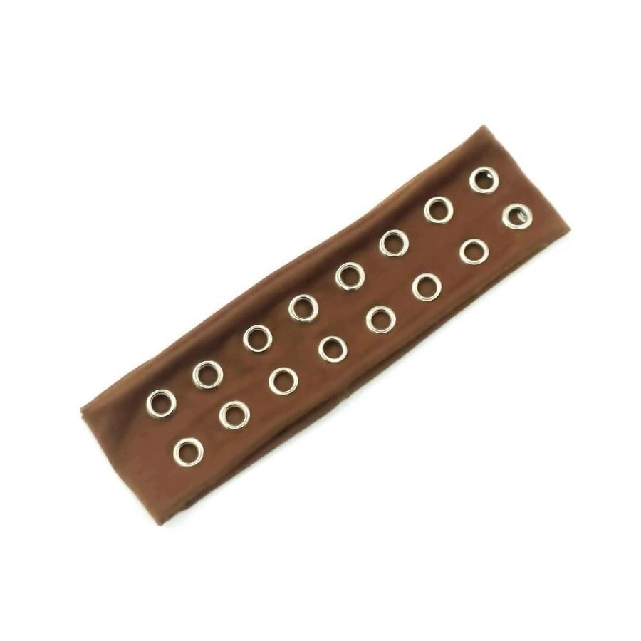 SHIGONG Faixa De Cabeça Com Ilhós Vazados , Envoltório Elástico Rock Punk ,