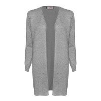 CARDIGAN FEMININO EM TRICOT ALONGADO ABERTO