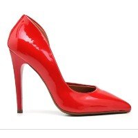 Scarpin Fem Ptah Salto Alto, Bico Fino, Aberto na Lateral, Muito Conforto e
