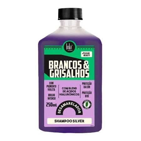 Lola Cosmetics Brancos & Grisalhos Shampoo Silver 250ml