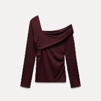 TOP DE DECOTE ASSIMÉTRICO