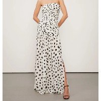 Vestido De Georgete Longo Estampado