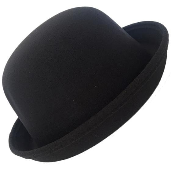 Chapéu Coco Modelo Clássico Estilo Retro Charles Chaplin - LUX