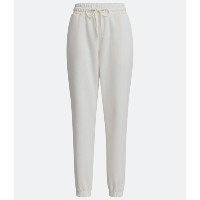 Calça Jogger Comfy em Moletom com Forro Fleece e Cós Elástico Branco