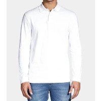 Polo Aramis Piquet Manga Longa Off White - Off White