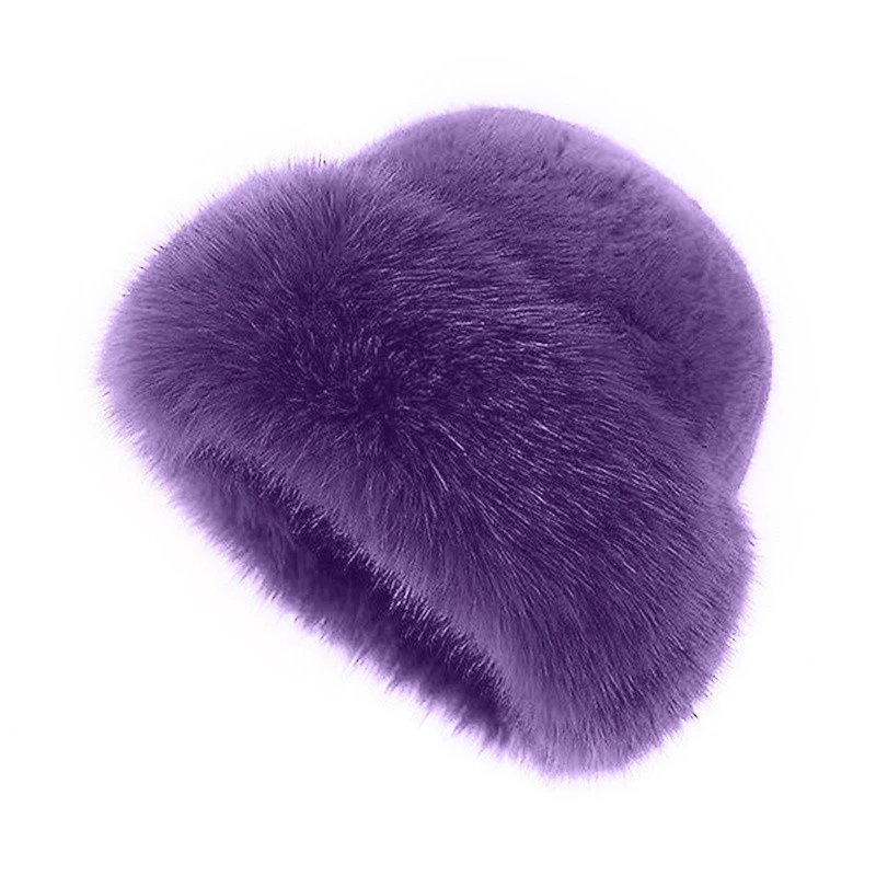 Outono E Inverno 2024 Nova Moda Feminina Boné De Pele Chapéu Chapéus Mongol