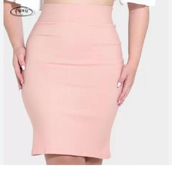 Saia Midi Feminina Lápis Plus Size Extra Grande Social Outono Inverno - Kge