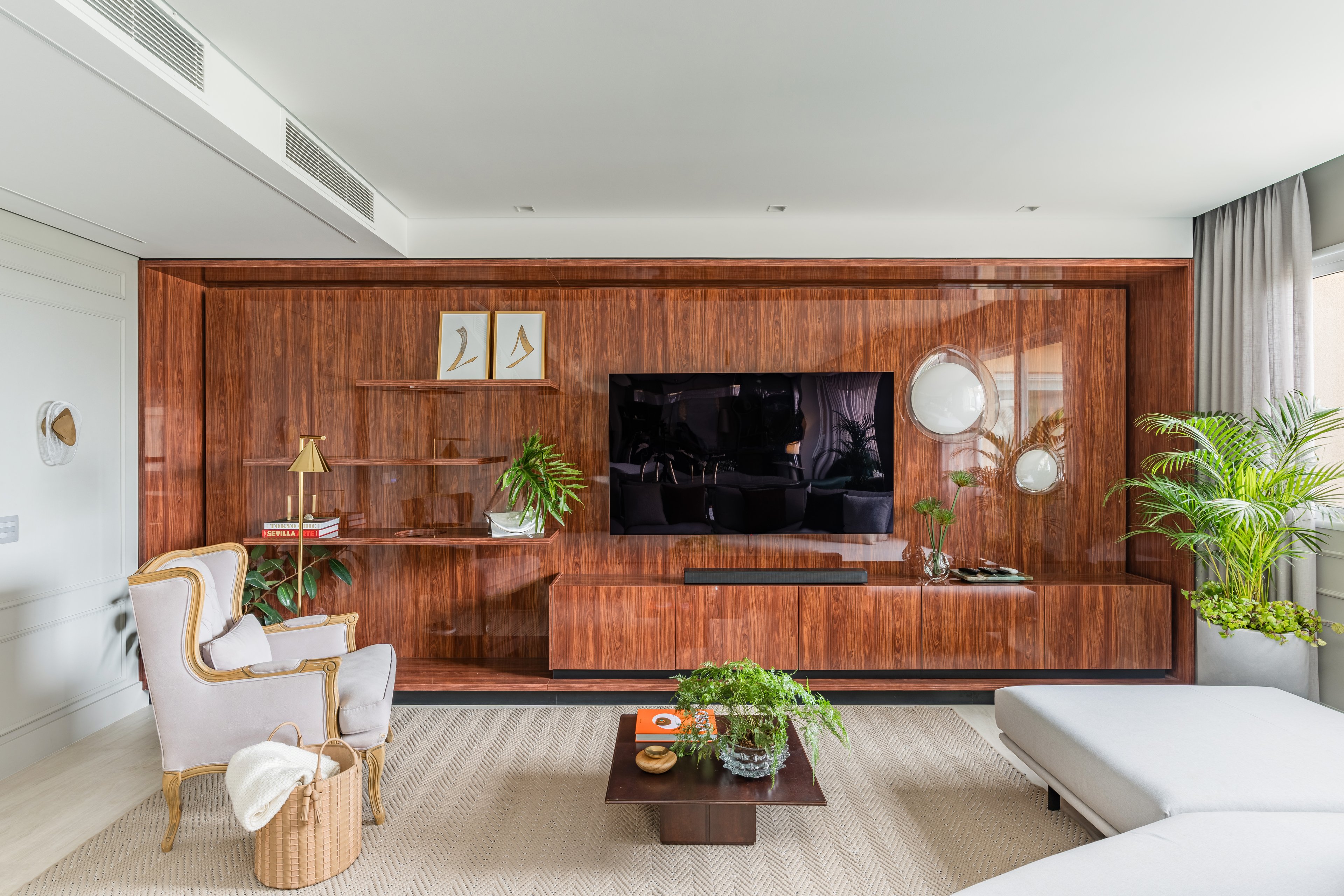 Estante na decoração