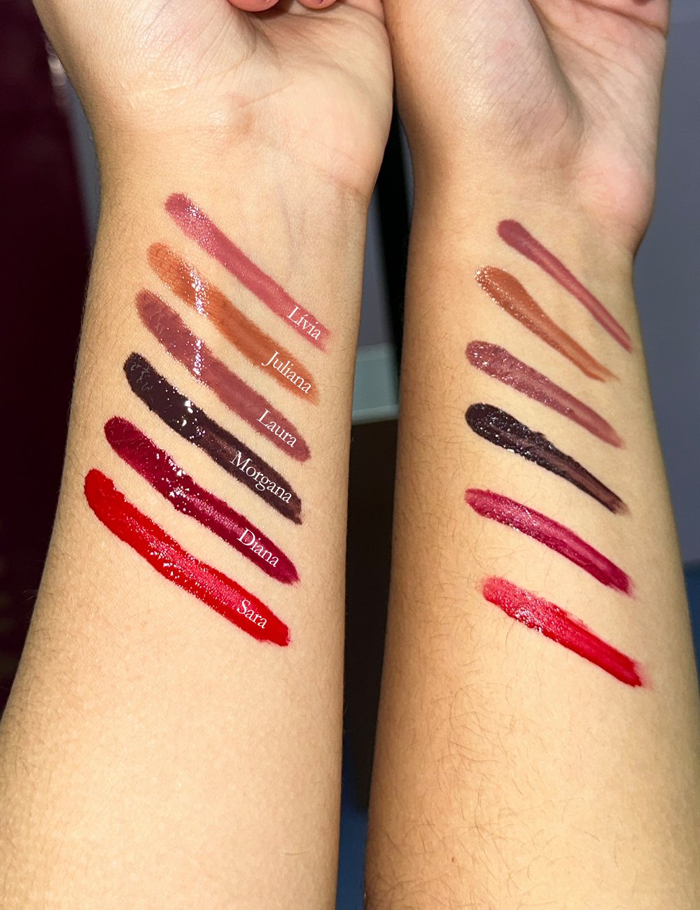 Swatches dos novos BT Vinyl