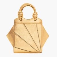 Handbag Tule Diamante Ouro