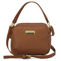 Bolsa Feminina em Couro Legititmo com 2 Alças Regulaveis Marrom
