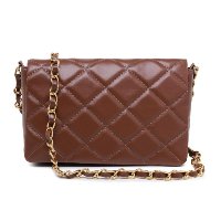 Bolsa Feminina Retangular de Colo Leve Couro Ecológico
