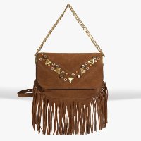 Bolsa Tiracolo Mally Pequena Marrom