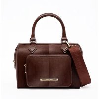 Bolsa Feminina Petite Jolie Lauren Baú Pequena Marrom