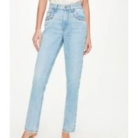 Calça Jeans Clara Mom com Pedrarias