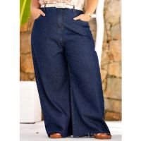 Quintess - Calça Jeans Escuro em Jeans